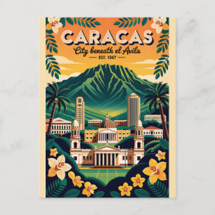 Caracas Venezuela Retro Vintage Reise Postkarte