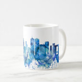 Caracas Venezuela Skyline Blue Kaffeetasse (VorderseiteRechts)