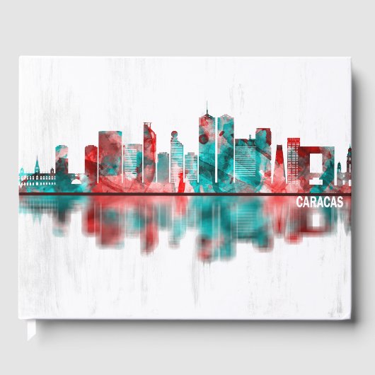 Caracas Venezuela Skyline Gästebuch (Vorderseite)
