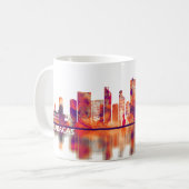 Caracas Venezuela Skyline Kaffeetasse (Vorderseite Links)