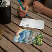 Caracas Venezuela Watercolor Postcard Einladung