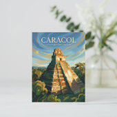 Caracol Maya-Ruinen Belize Postkarte (Stehend Vorderseite)