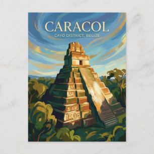 Caracol Maya-Ruinen Belize Postkarte