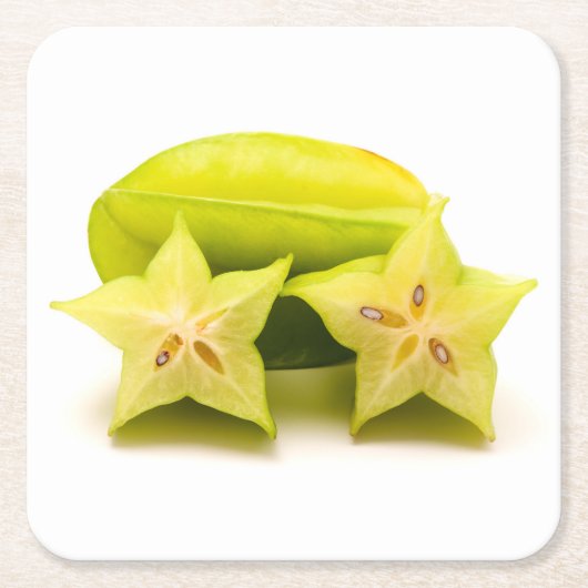 Carambola Rechteckiger Pappuntersetzer (Vorderseite)