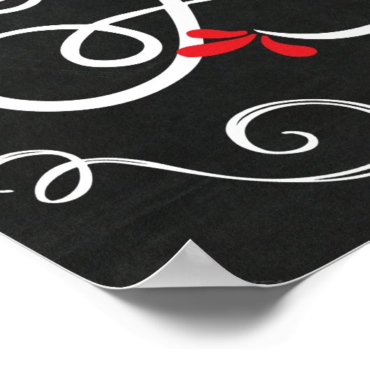 Caramel Apple Bar Event Sign Poster (Ecke)