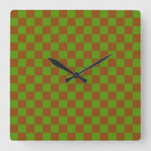 Caramel apple checkered board pattern