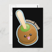 Caramel Apple Postkarte (Vorne/Hinten)