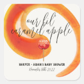 Caramel Apple - Red Baby Shower Fevor Sticker (Vorderseite)