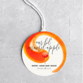 Caramel Apple - Red Baby Shower Fevor Sticker