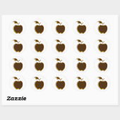 Caramel Apple Stickers..! Runder Aufkleber (Blatt)