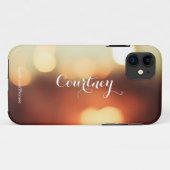 Caramel Bokeh Iphone Case-Mate iPhone Hülle (Rückseite (Horizontal))