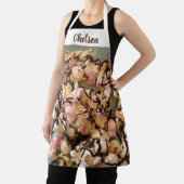 Caramel Candy Drizzled Popcorn mit Namen Schürze (InSitu)