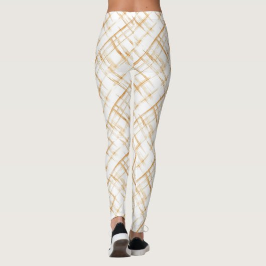 Caramel Candy Stripes Leggings (Rückseite)
