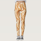 Caramel Candy Swirls Leggings (Vorderseite)