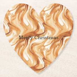 Caramel Carmel Candy Swirls Christmas Untersetzer