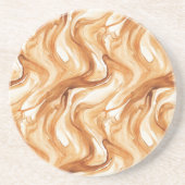 Caramel Carmel Candy Swirls Getränkeuntersetzer (Vorne)
