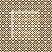 Caramel Coffee Brown Retro Chic Ikat Droptern Must Stoff (Kachel)