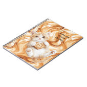 Caramel Cream Cat Cookie Notizblock (Linke Seite)