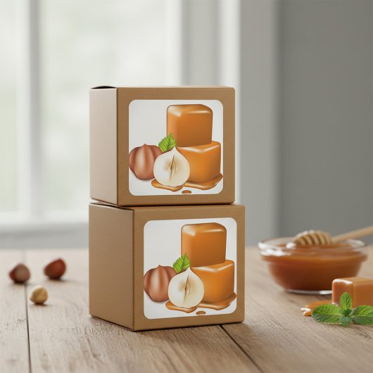Caramel Cubes Stickers