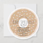 Caramel Donut Baby Sprinkle Dusche von Mail Circle Einladung (Vorderseite)
