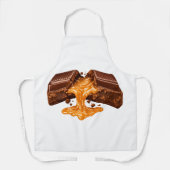 Caramel Drip Chocolate Apron Schürze (Vorderseite)