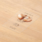 Caramel Heart Balloons Birthday Acryleinladungen (Ablage )