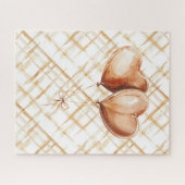Caramel Heart Balloons Christmas Love Puzzle (Horizontal)