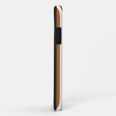 Caramel Modern Stripes Case-Mate iPhone Hülle (Hinten/Rechts)
