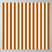 Caramel Modern Stripes Poster (Vorne)