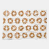 Caramel Modern Sunburgs Geschirrtuch (Horizontal)