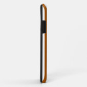 Caramel Moderne Streifen mit Mode-Silhouette Case-Mate iPhone Hülle (Hinten/Rechts)