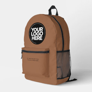 Caramel Personalisiertes Firmenlogo und Text Bedruckter Rucksack