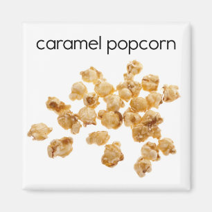 Caramel Popcorn Kühlschrank Magnet