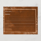 Caramel-Rezept-Karte (Rückseite)