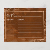 Caramel-Rezept-Karte (Vorderseite)