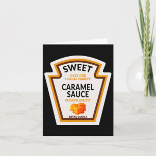 Caramel Sauce Halloween Kostüm 2024 Familie Funny Karte