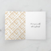 Caramel Valentine's Day Man Teddy Bear Karte (Innenseite)