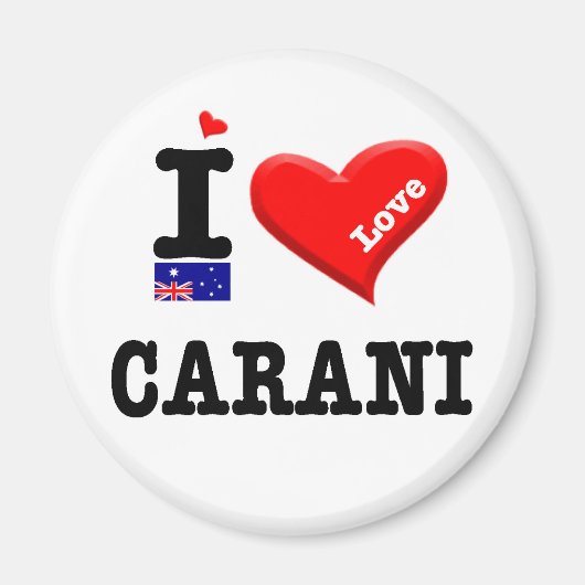 CARANI - I LIEBE MAGNET (Vorne)