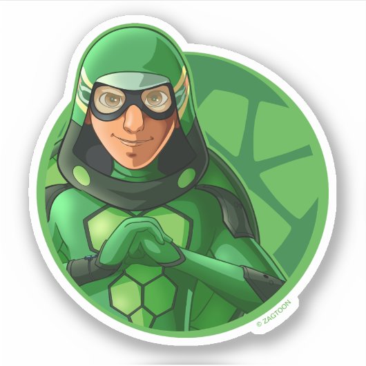 Carapace Green Abzeichen Aufkleber (Vorderseite)