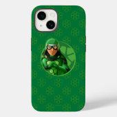 Carapace Green Abzeichen Case-Mate iPhone Hülle (Rückseite)