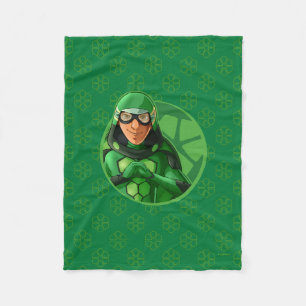 Carapace Green Abzeichen Fleecedecke