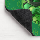 Carapace Green Abzeichen Mousepad (Ecke)