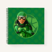 Carapace Green Abzeichen Notizblock (Vorderseite)