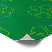 Carapace Green Abzeichen Poster (Ecke)