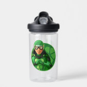 Carapace Green Abzeichen Trinkflasche (Vorne)