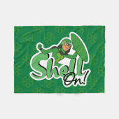 Carapace | Muschel an! Fleecedecke (Vorderseite (Horizontal))