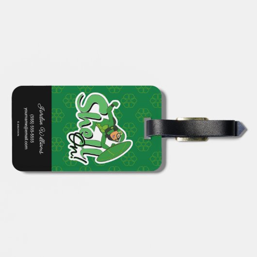 Carapace | Muschel an! Gepäckanhänger (Rückseite horizontal)