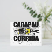 Carapau De Corrida Postkarte (Stehend Vorderseite)