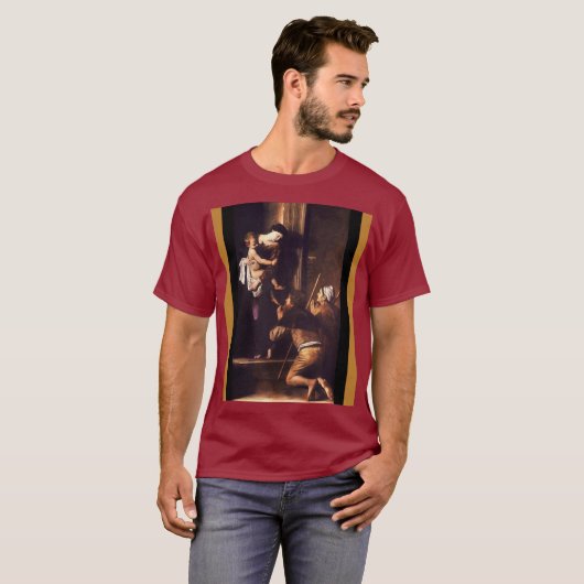 Caravaggio 1604-1606 Madonna & Child di Loreto T-Shirt (Vorne ganz)