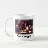 Caravaggio - Abendessen bei Emmaus Kaffeetasse (Links)